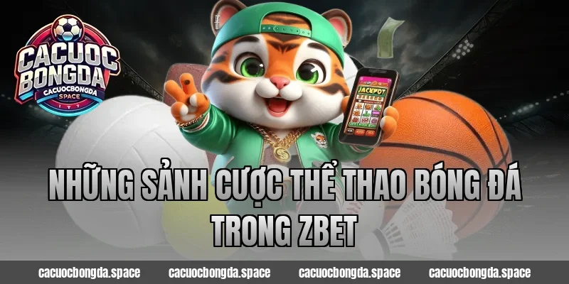 Những sảnh cược thể thao bóng đá trong ZBet